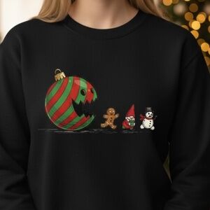 Funny Holiday Chase Sweatshirt Arcade Custom Made Black Unisex S M L XL XXL
